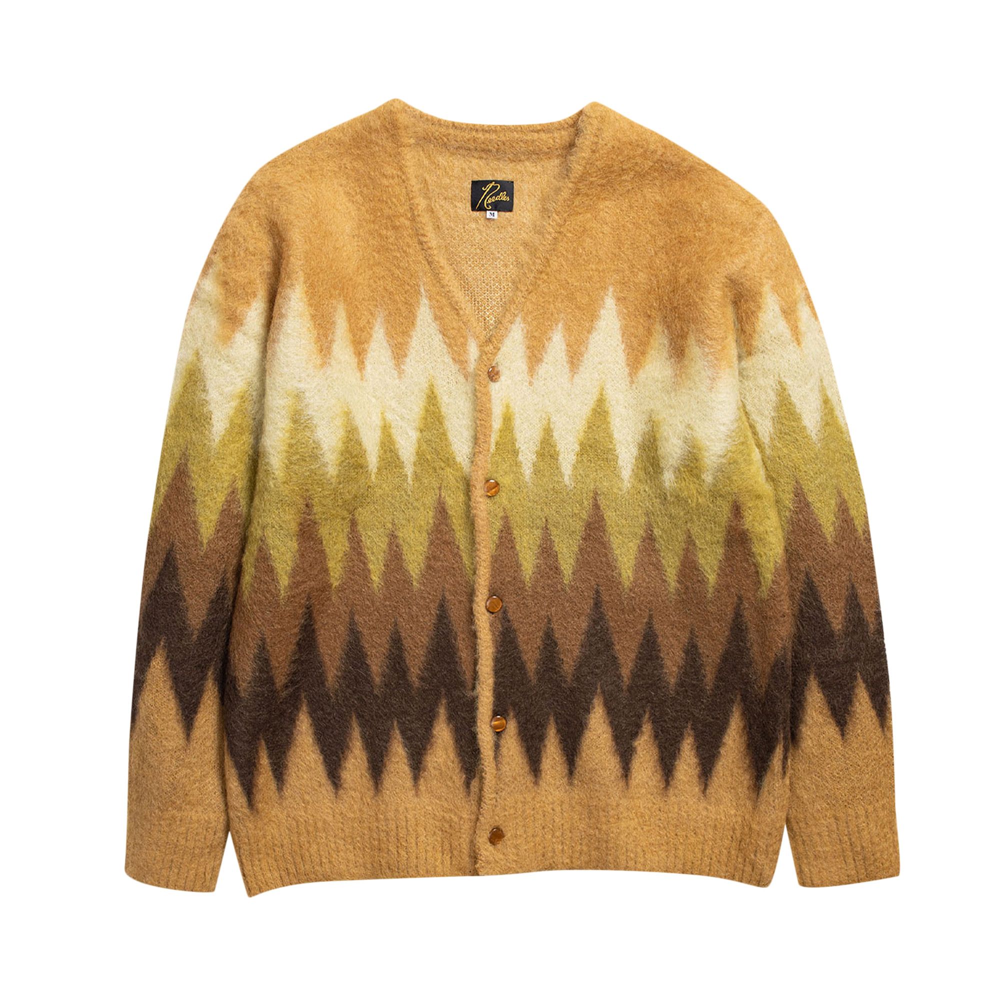 Buy Needles Mohair Cardigan 'Taupe' - LQ274 TAUP | GOAT