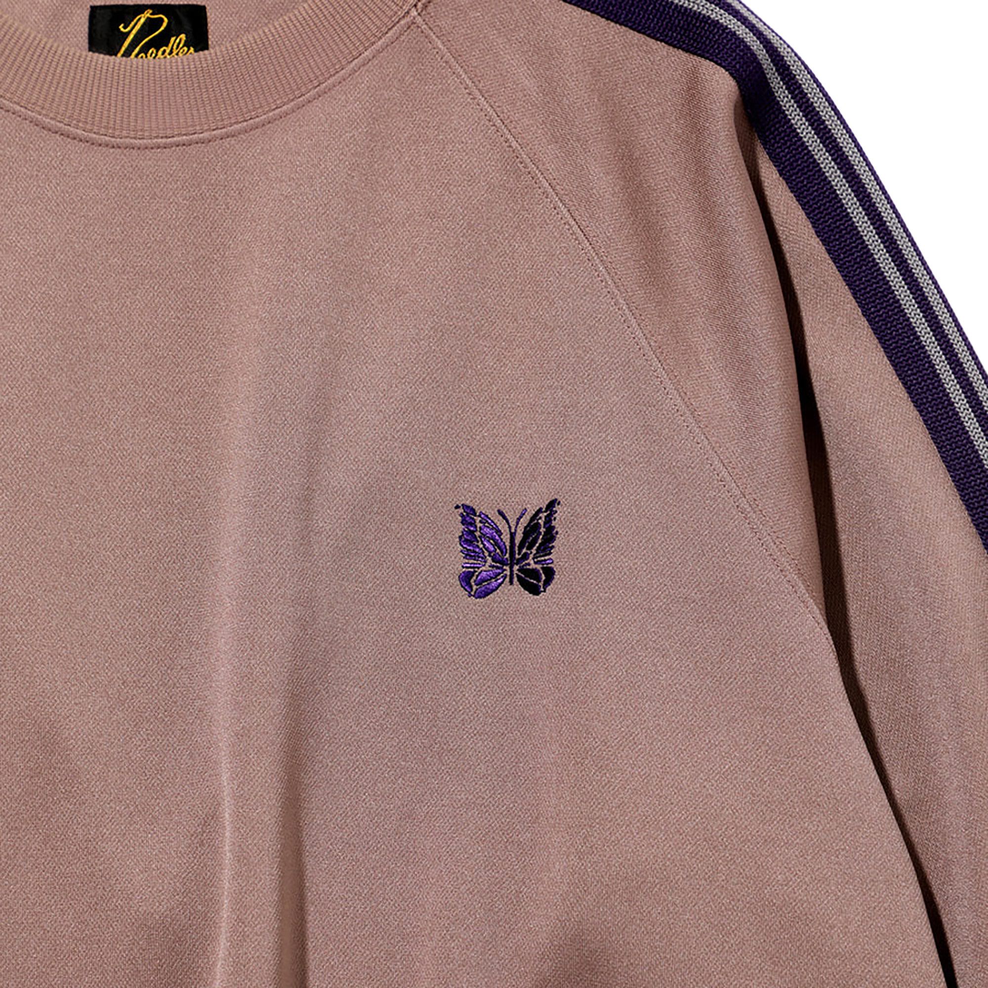 Buy Needles Track Crewneck Shirt 'Taupe' - LQ228 TAUP | GOAT