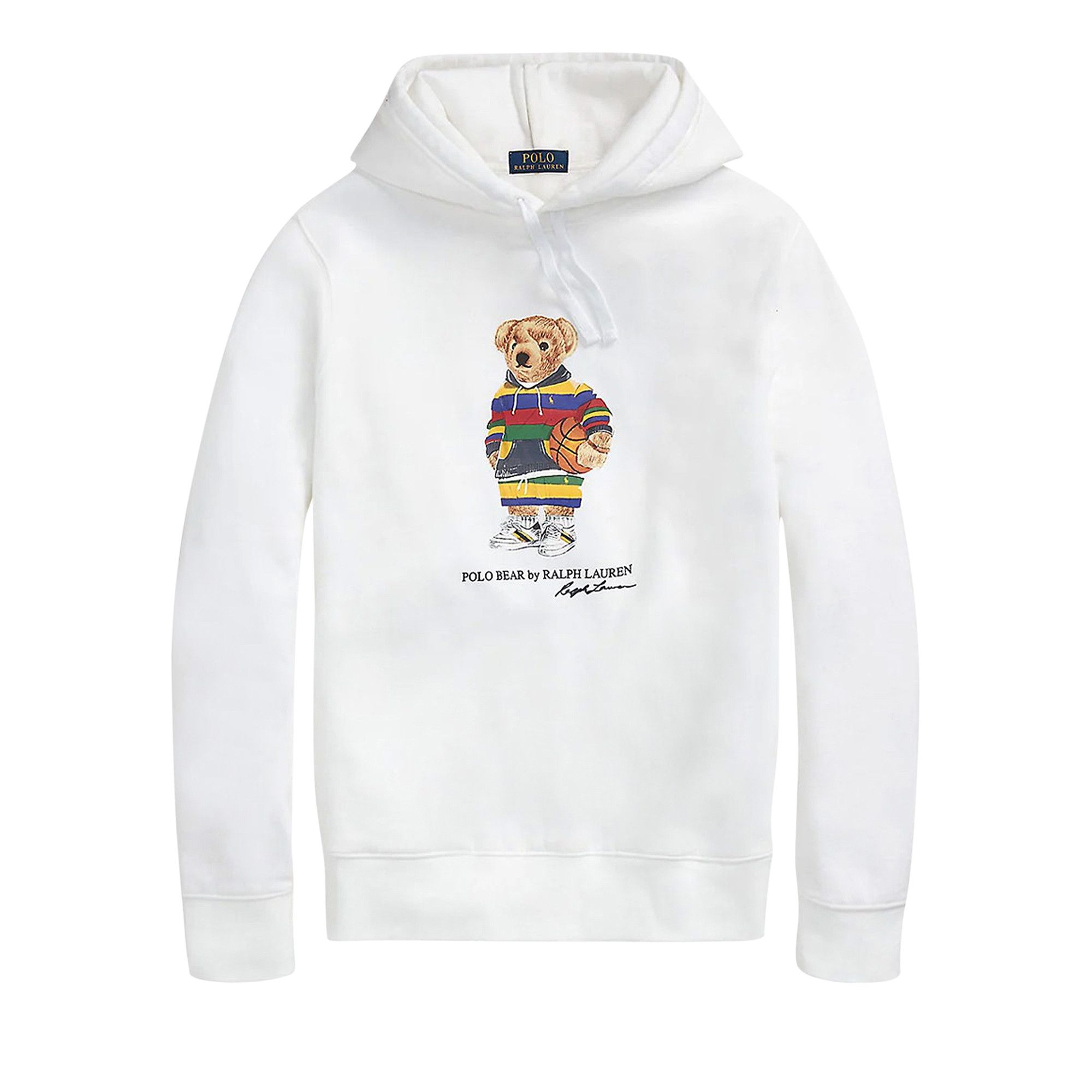 Buy Polo Ralph Lauren Graphic Fleece Polo Bear Pullover Hoodie White 710853309012 WHIT GOAT