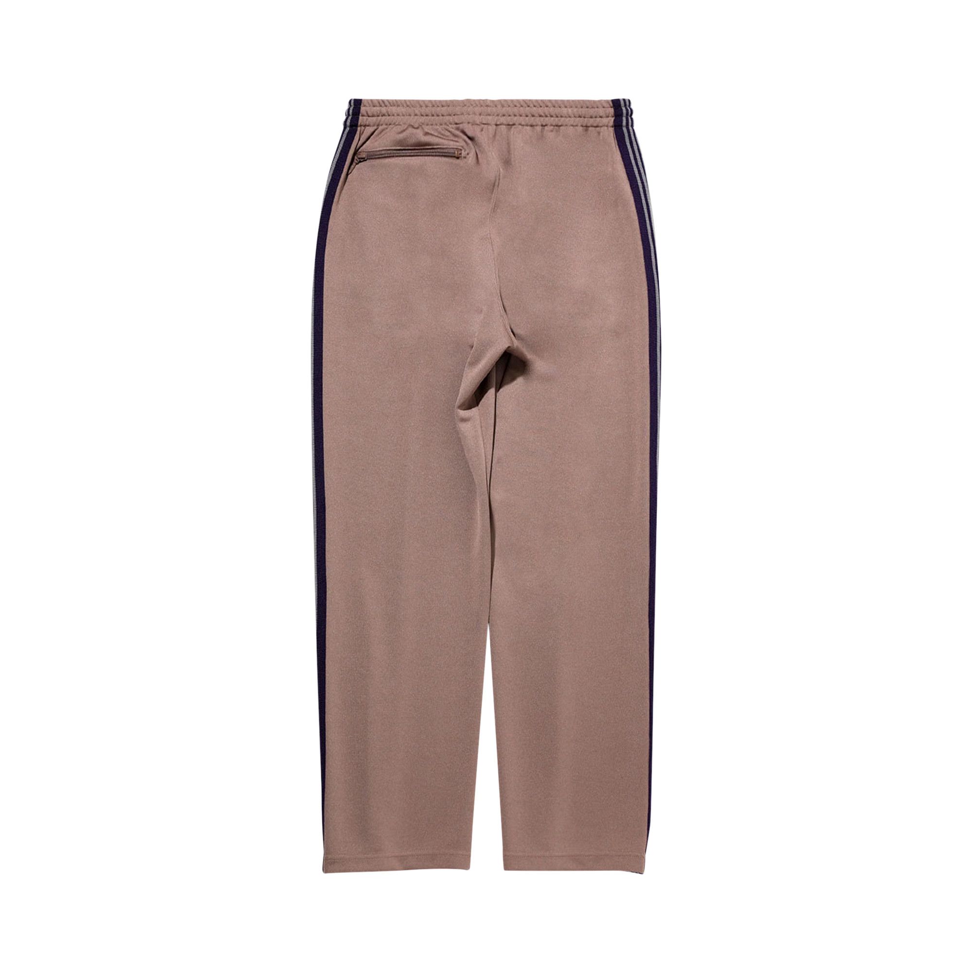 新品◼︎NEEDLES LQ230 NARROW TRACK PANT Taupe Needles Poly Smooth Narrow Track Pant - Taupe | Garmentory