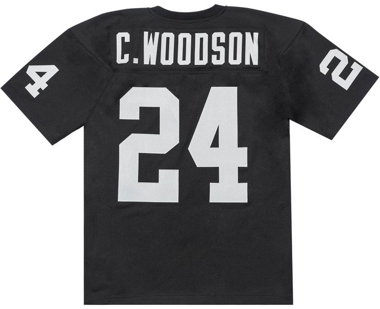 Mitchell  Ness Authentic Oakland Raiders 2002 Charles Woodson Jersey Black