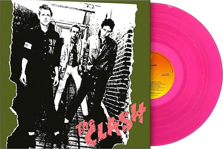 The Clash Self Titled LP Vinyl 'Transparent Pink'