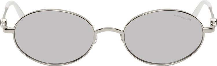 Moncler Tatou Round Sunglasses 'Silver'