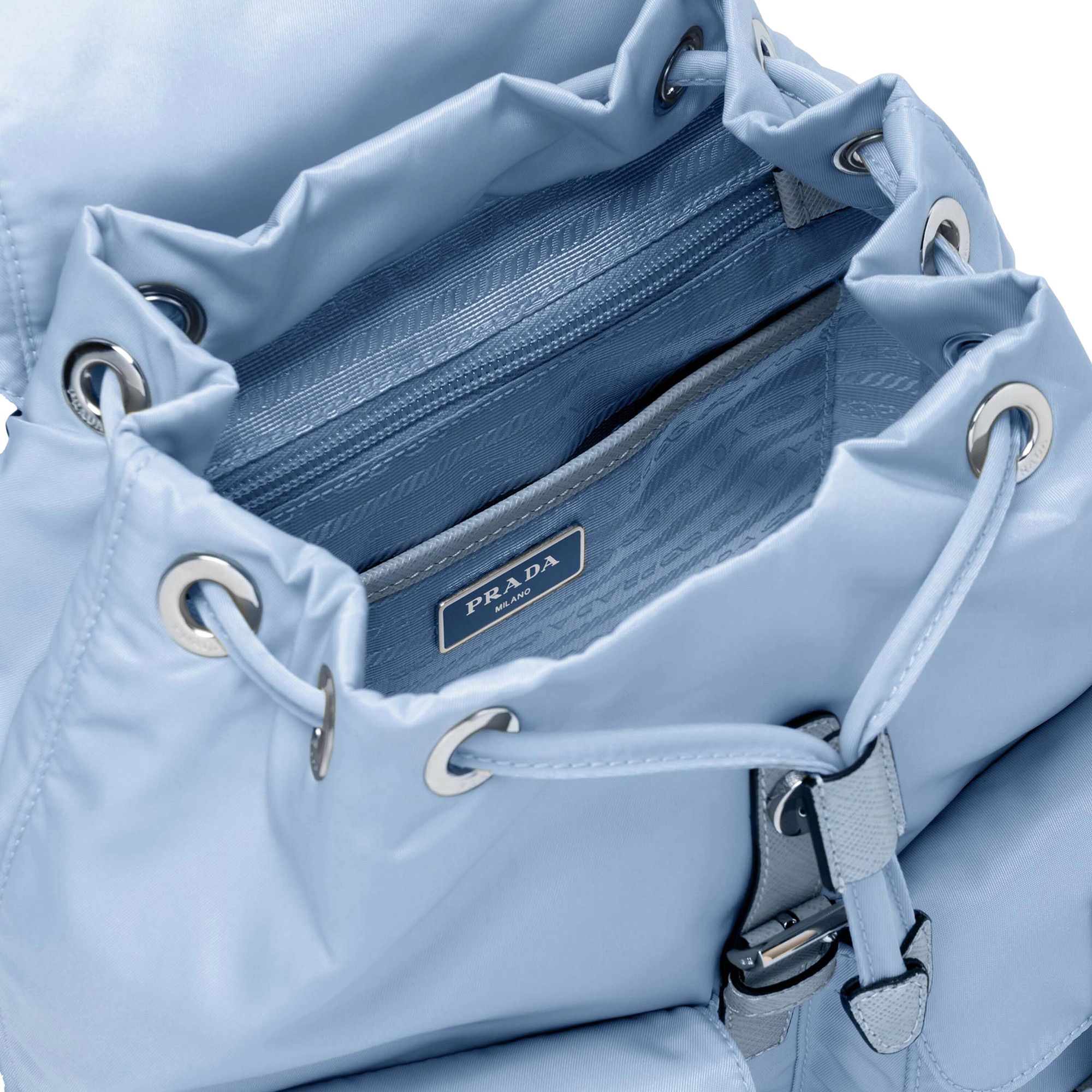 Buy Prada Celeste Small Re-Nylon Backpack 'Celeste' - 1BZ677 RV44