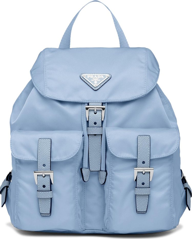Prada Celeste Small Re-Nylon Backpack 'Celeste'