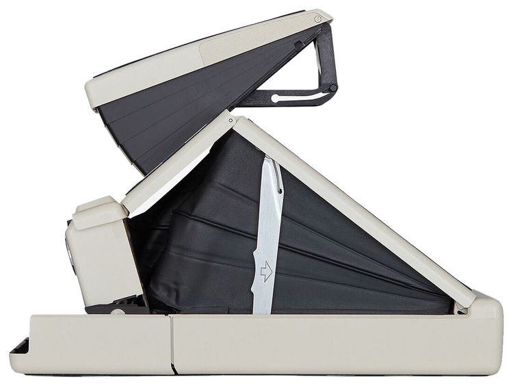 Saint Laurent Checkered Polaroid SX70 Black