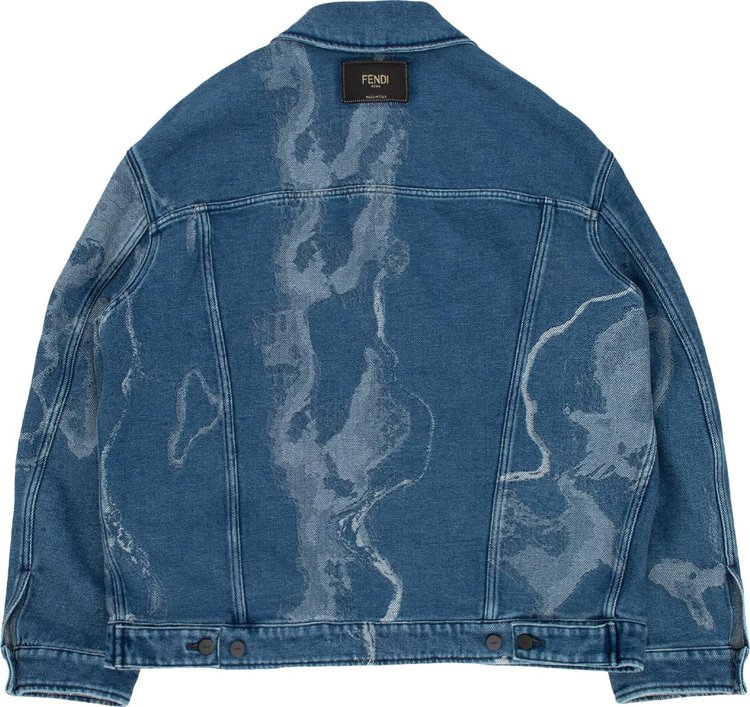 Fendi Moonlight Bleached Jacket Indigo