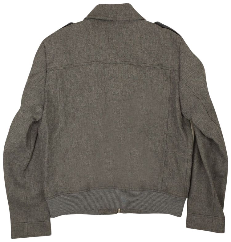 Off White Military Blouson Melange Grey