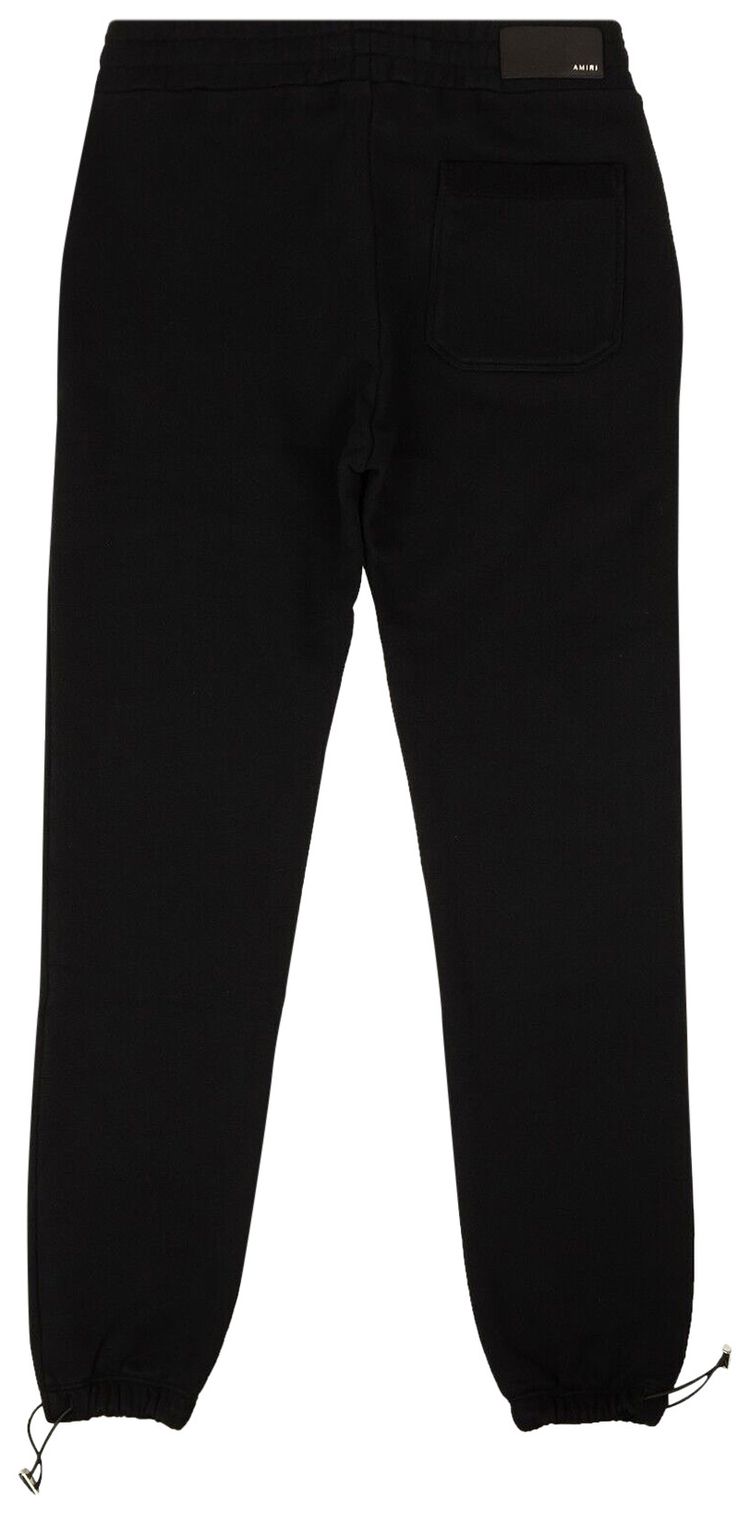 Amiri Flower Sweatpants Black