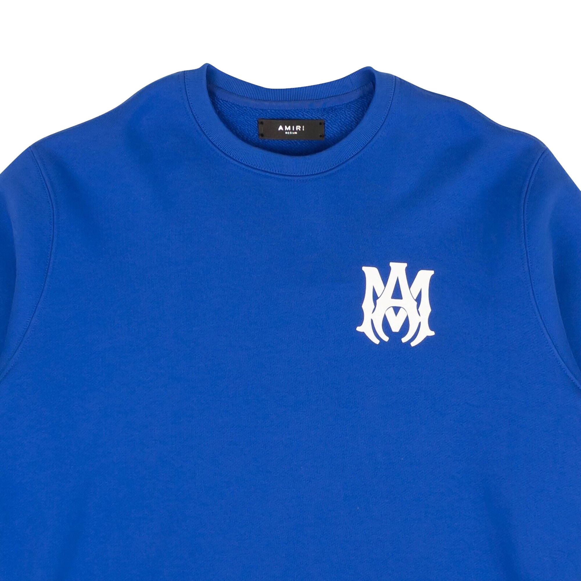 Buy Amiri MA Core Logo Crewneck Sweatshirt 'Blue