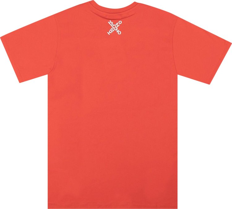 Kenzo Big X Short Sleeve T Shirt Red