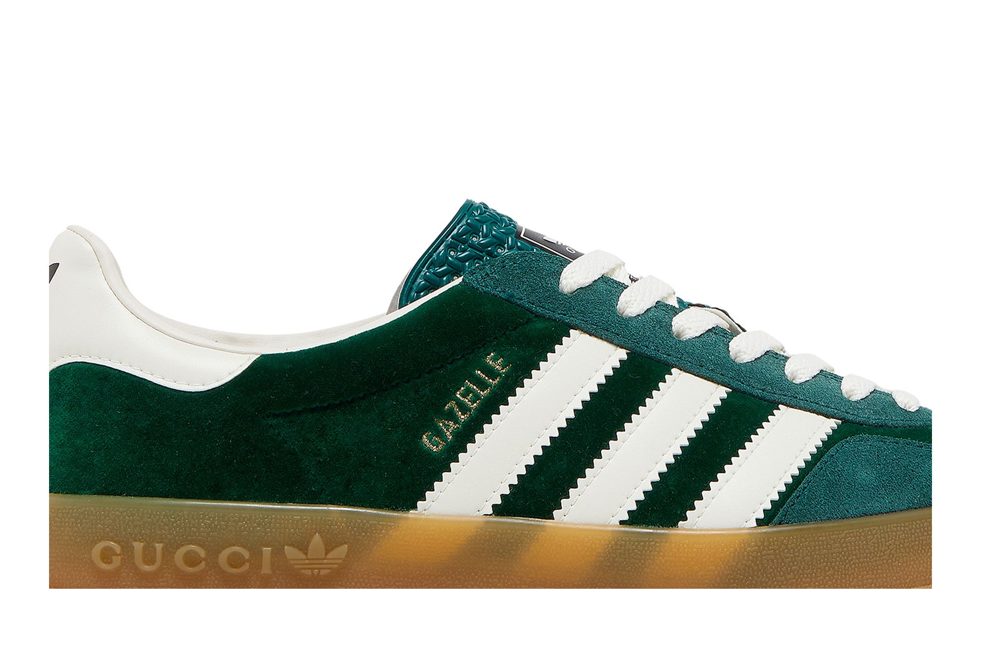 Buy Adidas x Gucci Gazelle Green Suede 707848 9STU0 3170 GOAT CA