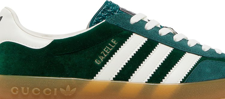 Adidas x Gucci Gazelle Green Suede