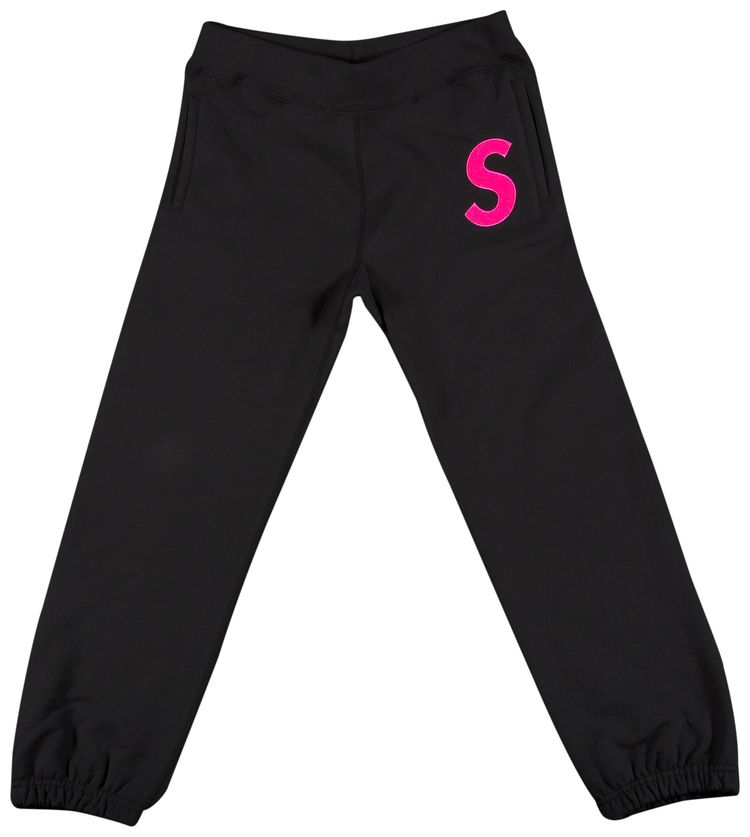 Supreme S Logo Sweatpant Black