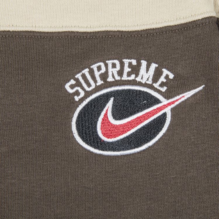 Supreme x Nike Stripe Sweatpant Tan