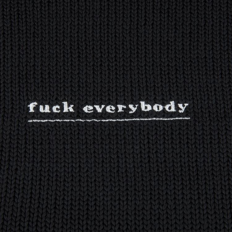 Supreme Fuck Everybody Sweater Black