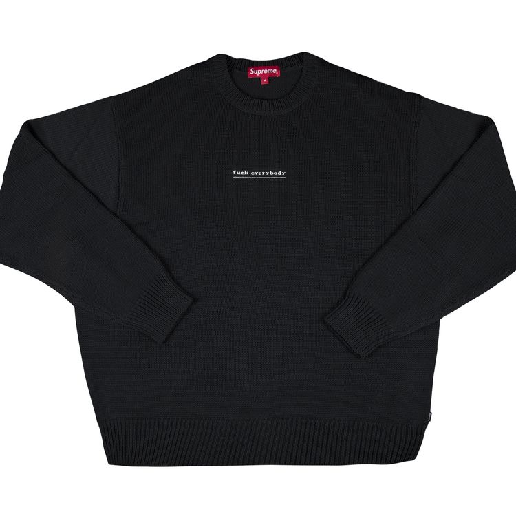 Buy Supreme Fuck Everybody Sweater 