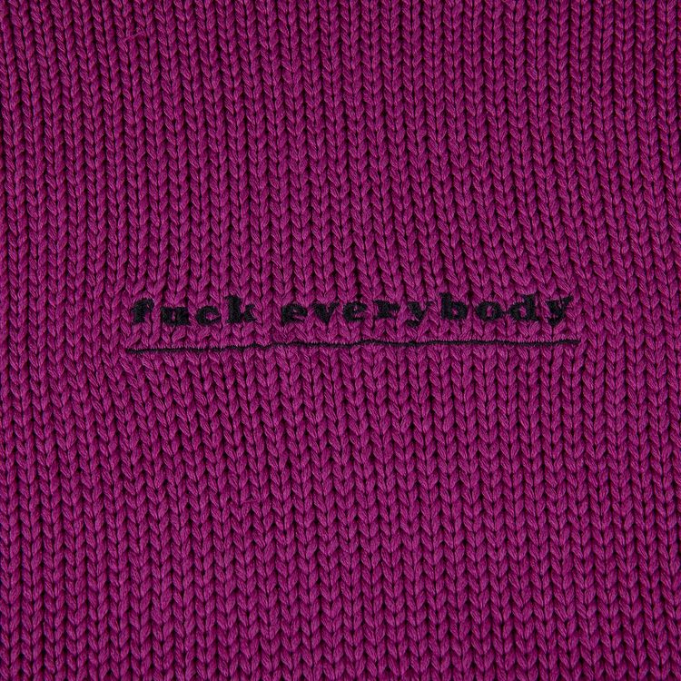 Supreme Fuck Everybody Sweater Magenta
