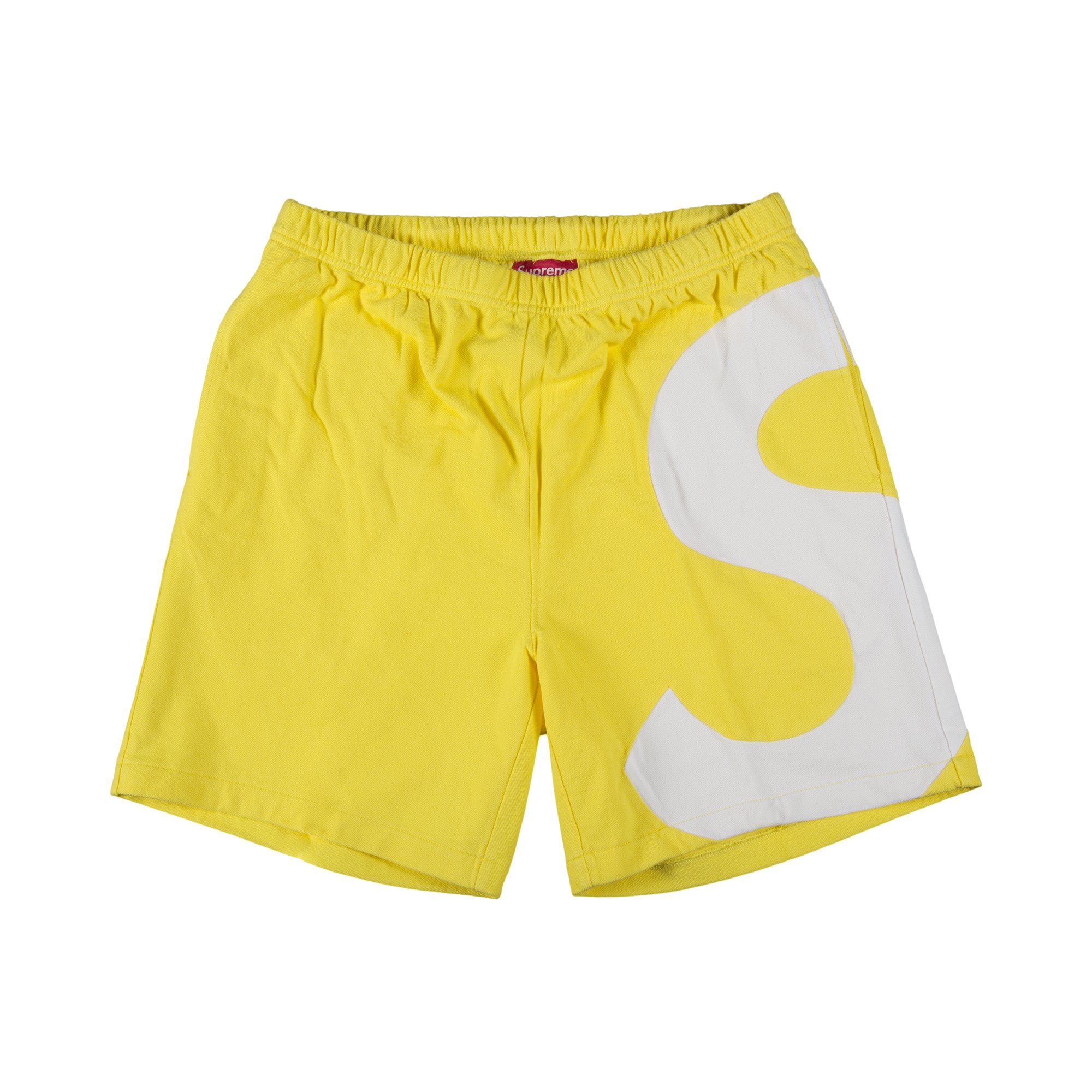 Buy Supreme S Logo Short 'Yellow' - SS19SH5 YELLOW | GOAT