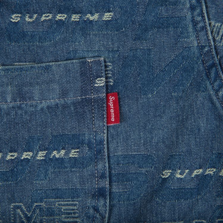 Buy Supreme Dimensions Logo Denim Shirt 