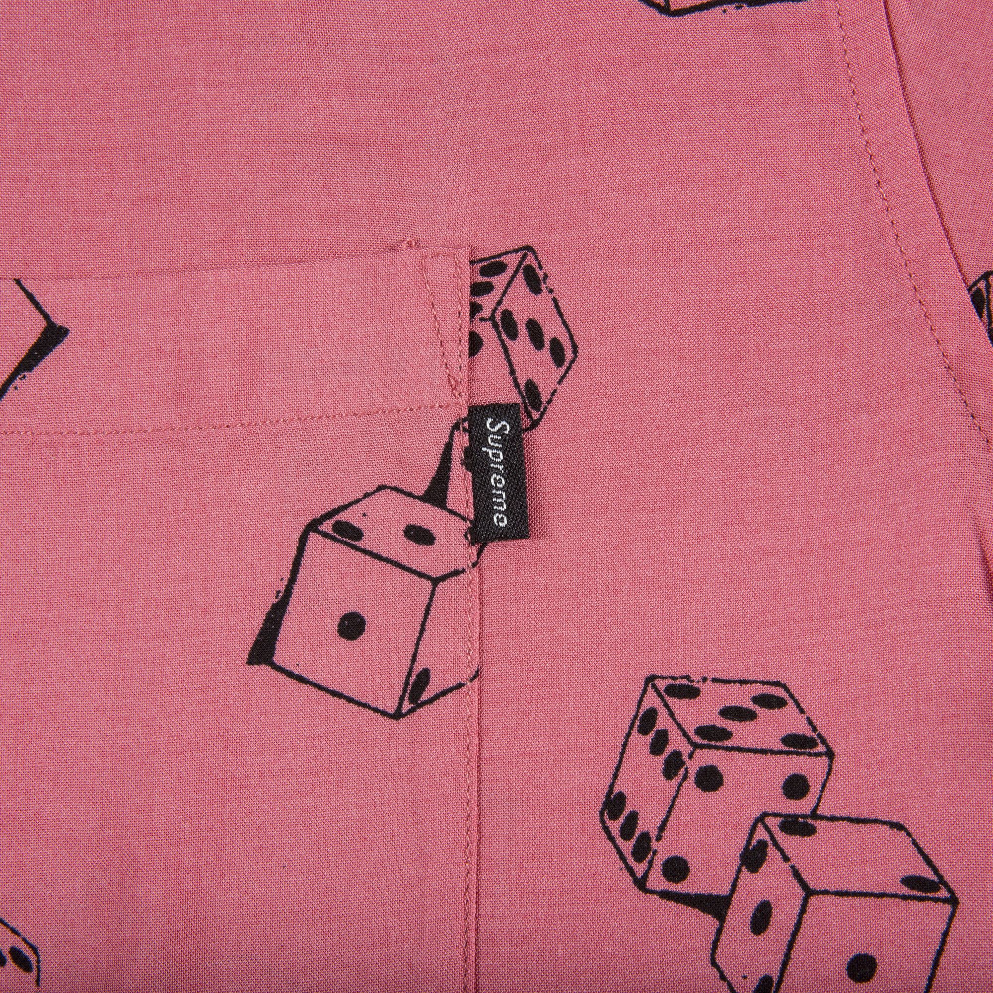 キムタク着 シュプリーム Dice Rayon S/S Shirt Pink M 新品】 キムタク着用 Supreme Dice Rayon S/S Shirt - メルカリ