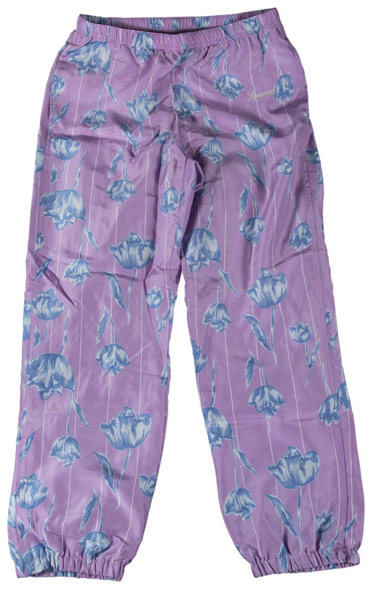 Buy Supreme Floral Silk Track Pant 