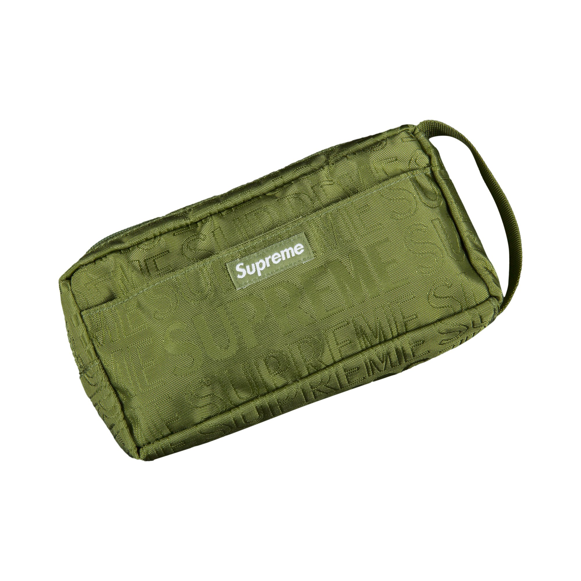 Buy Supreme Organizer Pouch 'Olive' - SS19B14 OLIVE | GOAT