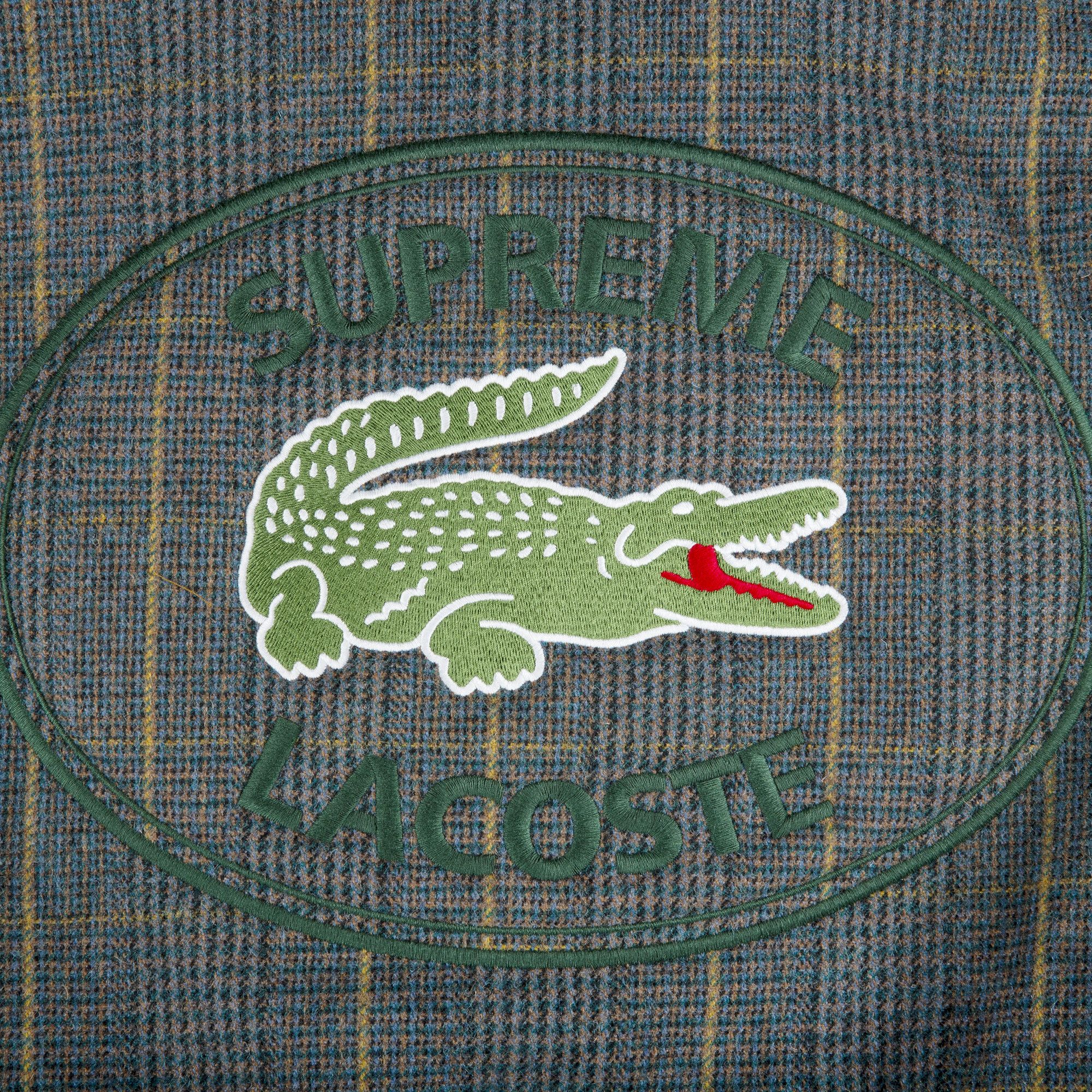 Lacoste × Supreme メルトンボンバージャケット - green Lacoste × Supreme メルトンボンバージャケット - green