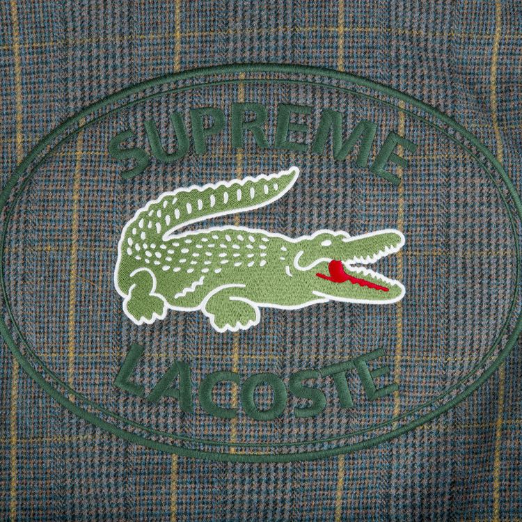 Supreme x Lacoste Wool Bomber Jacket Green