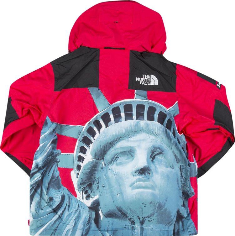 Supreme x The North Face Statue Of Liberty Mountain Jacket Red