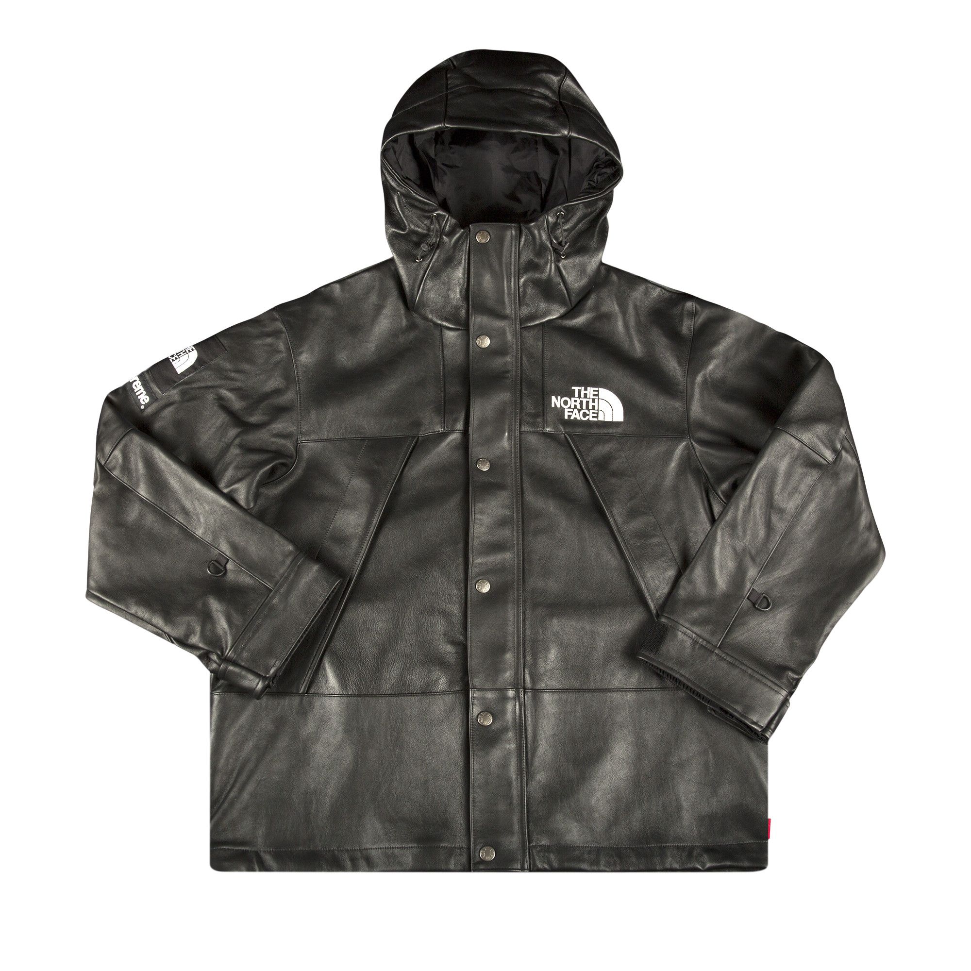 Buy Supreme x The North Face Leather Mountain Parka 'Black