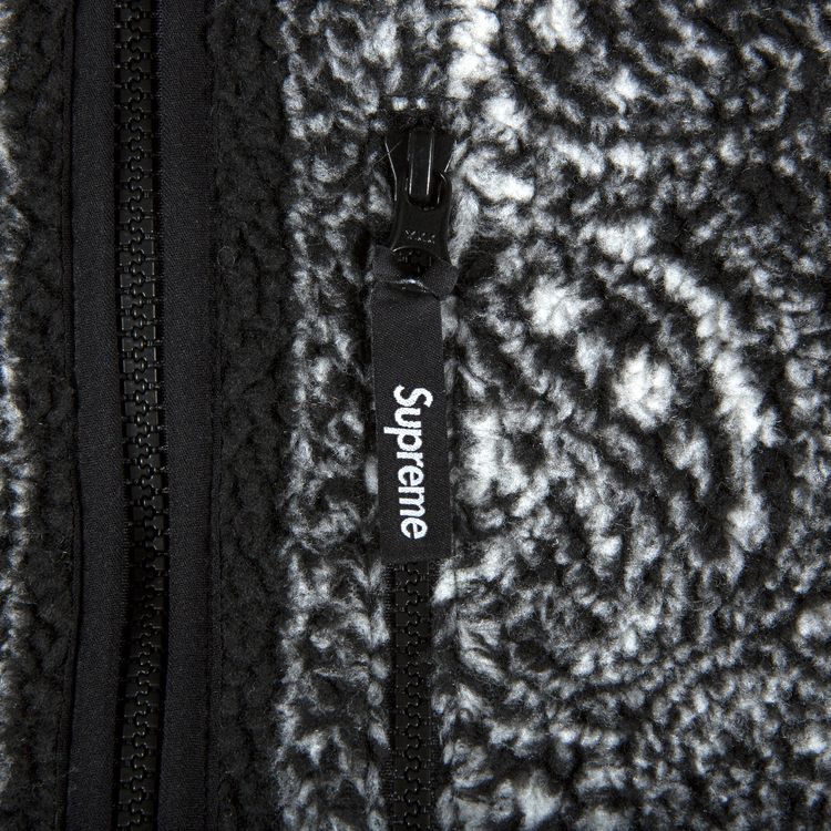 Supreme Reversible Bandana Fleece Jacket Red Men's - FW19 - US Supreme Reversible Bandana Fleece Jacket