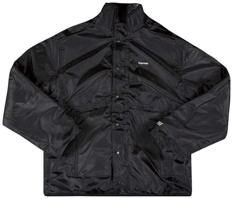 Supreme Reversible Bandana Fleece Jacket Black