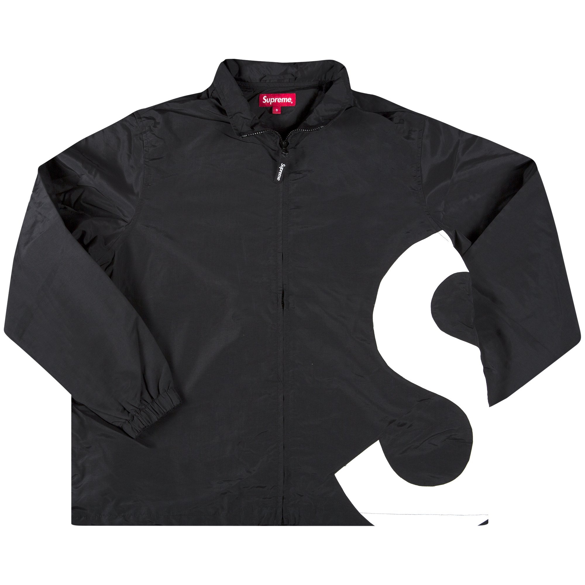 Buy Supreme S Logo Track Jacket 'Black' - SS19J85 BLACK | GOAT