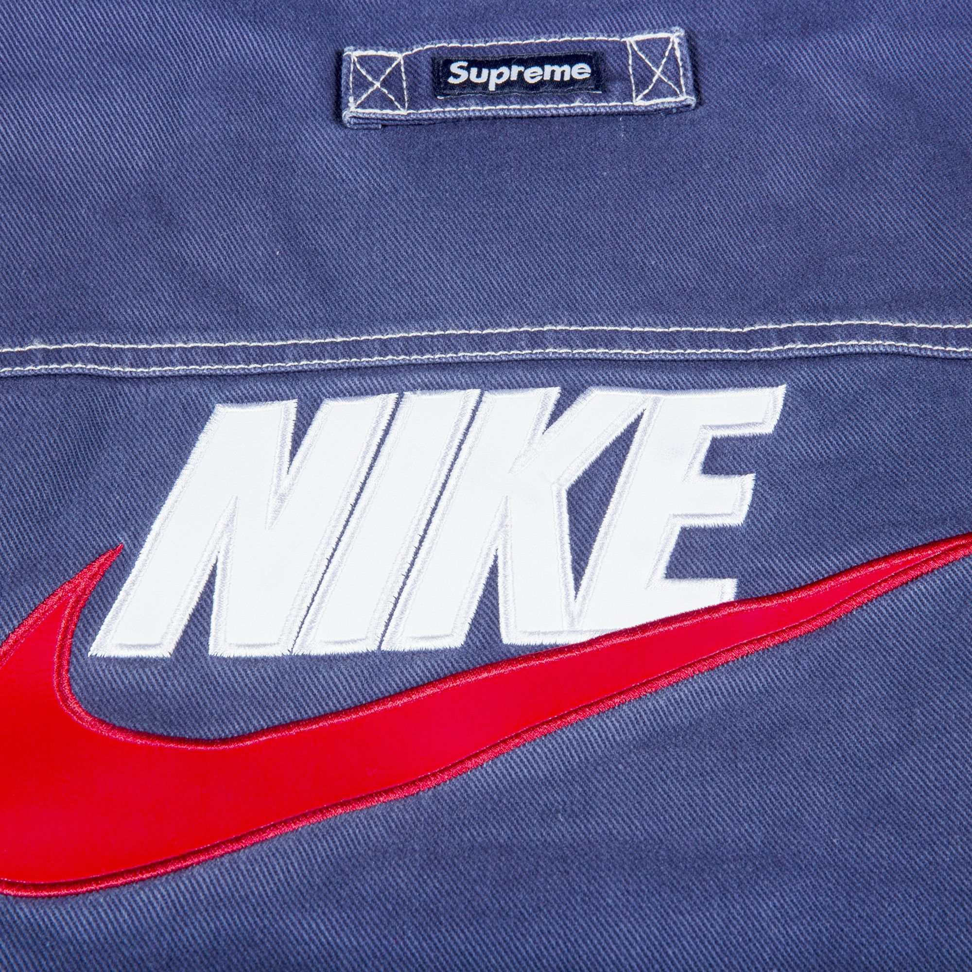 Buy Supreme x Nike Double Zip Quilted Work Jacket Navy FW18J5 NAVY GOAT CA