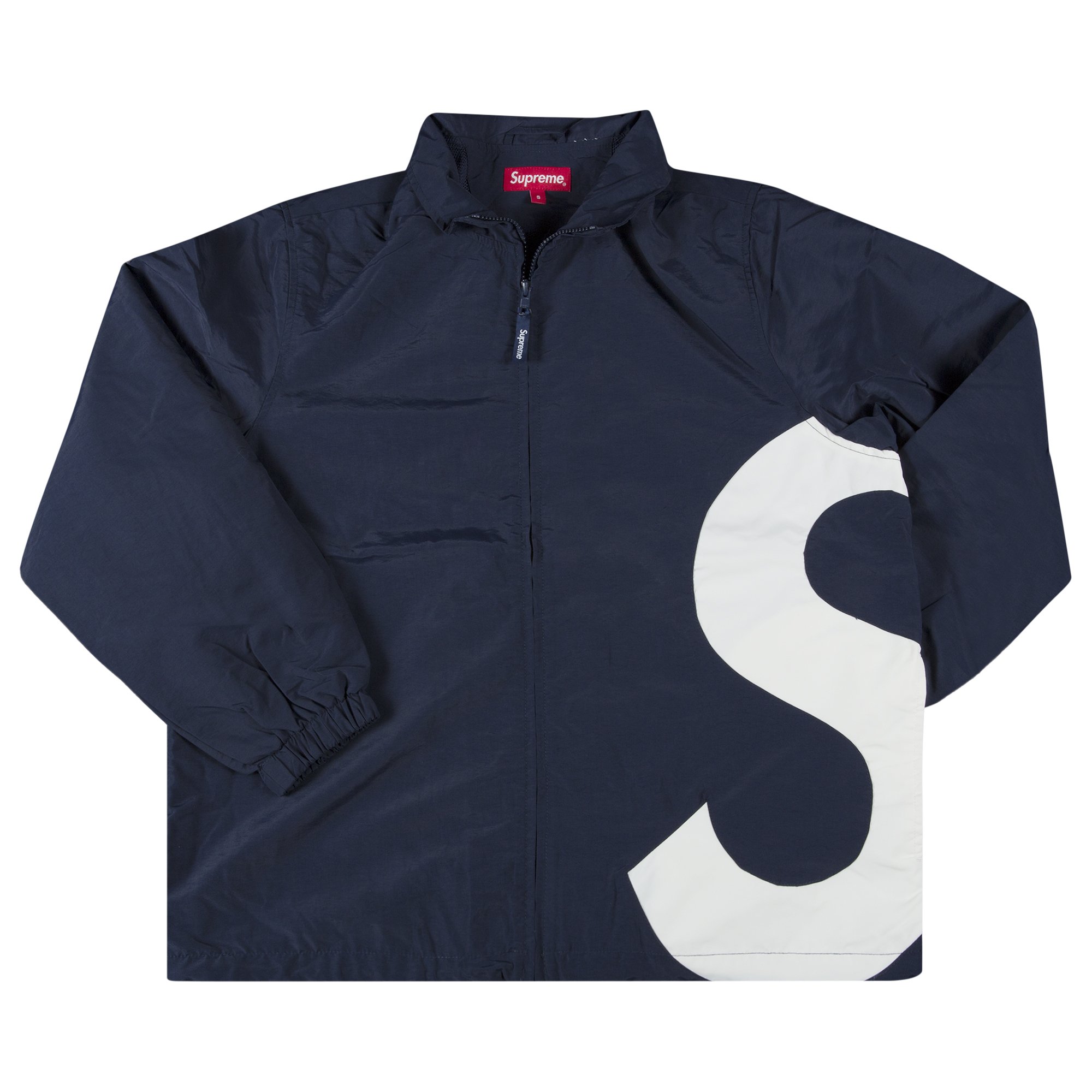 Supreme S Logo Track Jacket 'Navy'