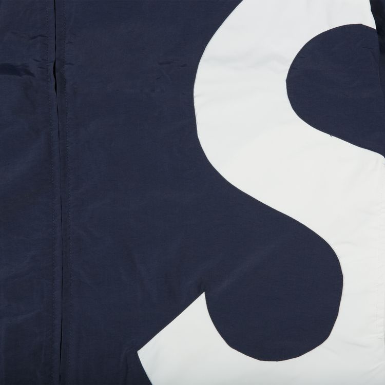 Supreme S Logo Track Jacket Navy