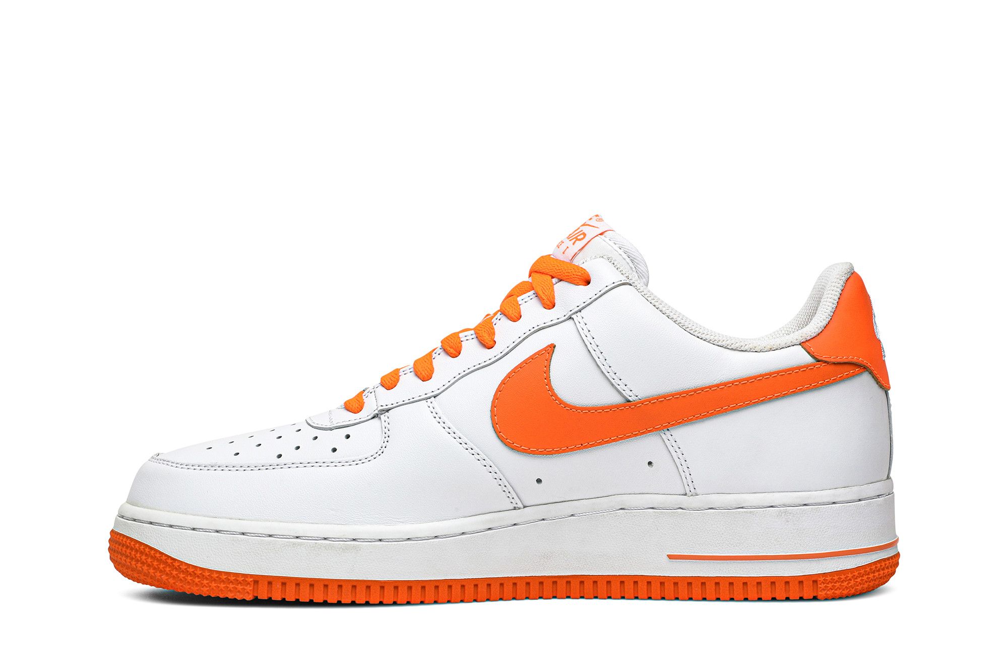 Air force 1 low white orange on sale