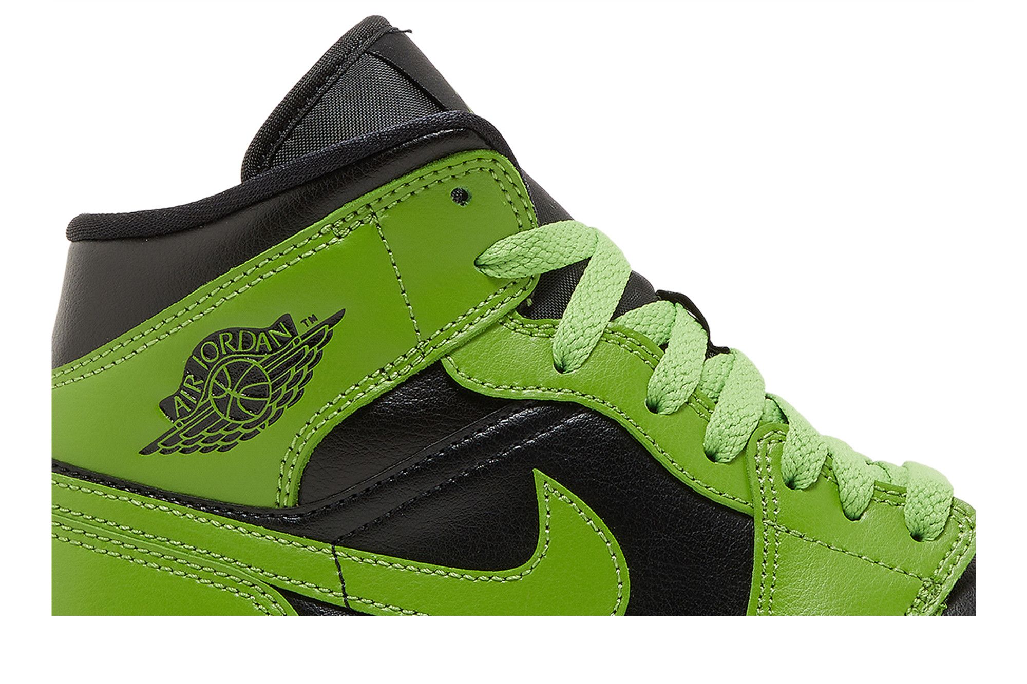 Air jordan 1 mid electric green top