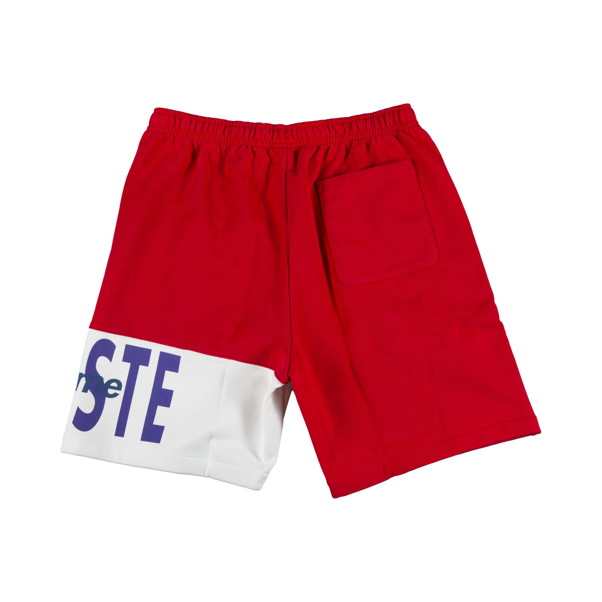 Size xl Supreme x Lacoste Logo Panel Sweatshort Red