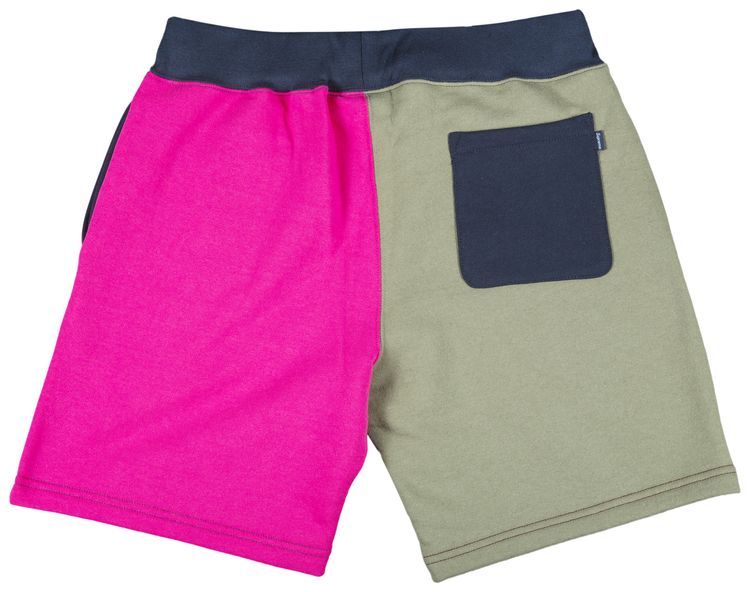 Supreme S Logo Colorblocked Sweatshort Navy