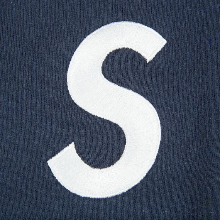 Supreme S Logo Colorblocked Sweatshort Navy