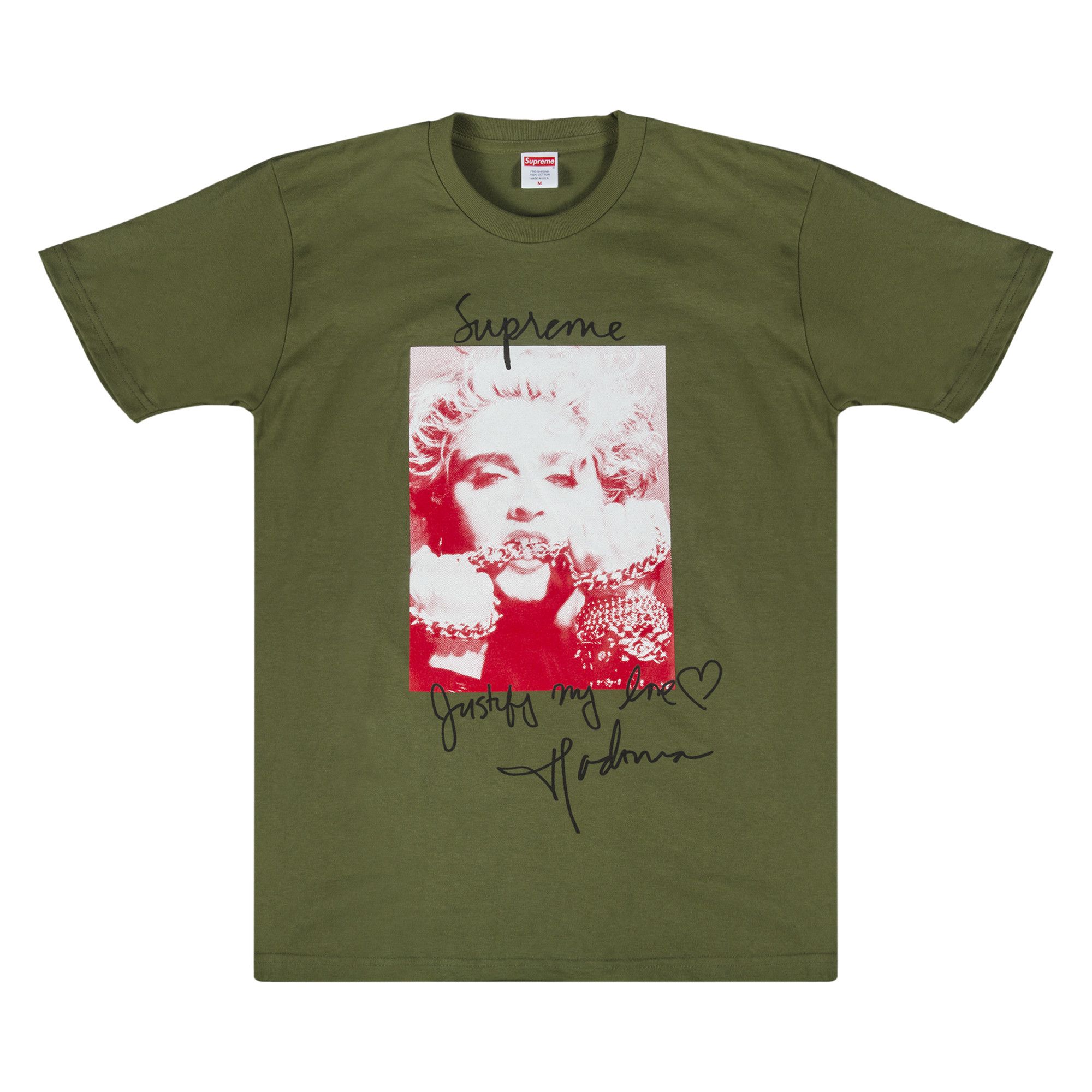 Buy Supreme Madonna T Shirt Olive FW18T1 OLIVE GOAT CA