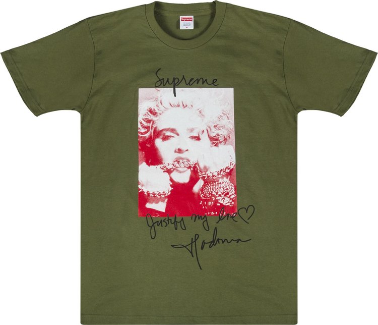 Supreme Madonna T-Shirt 'Olive'