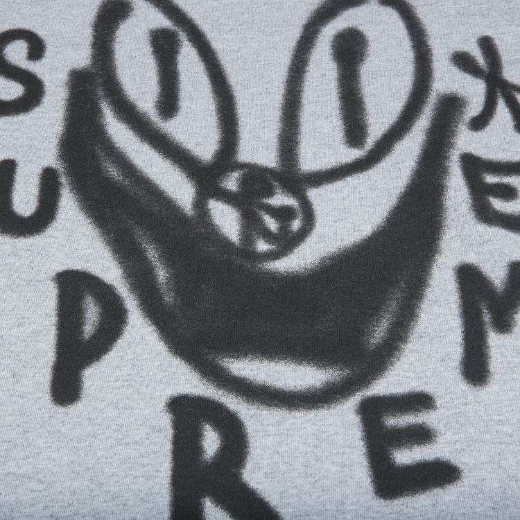 Supreme Smile T Shirt Grey