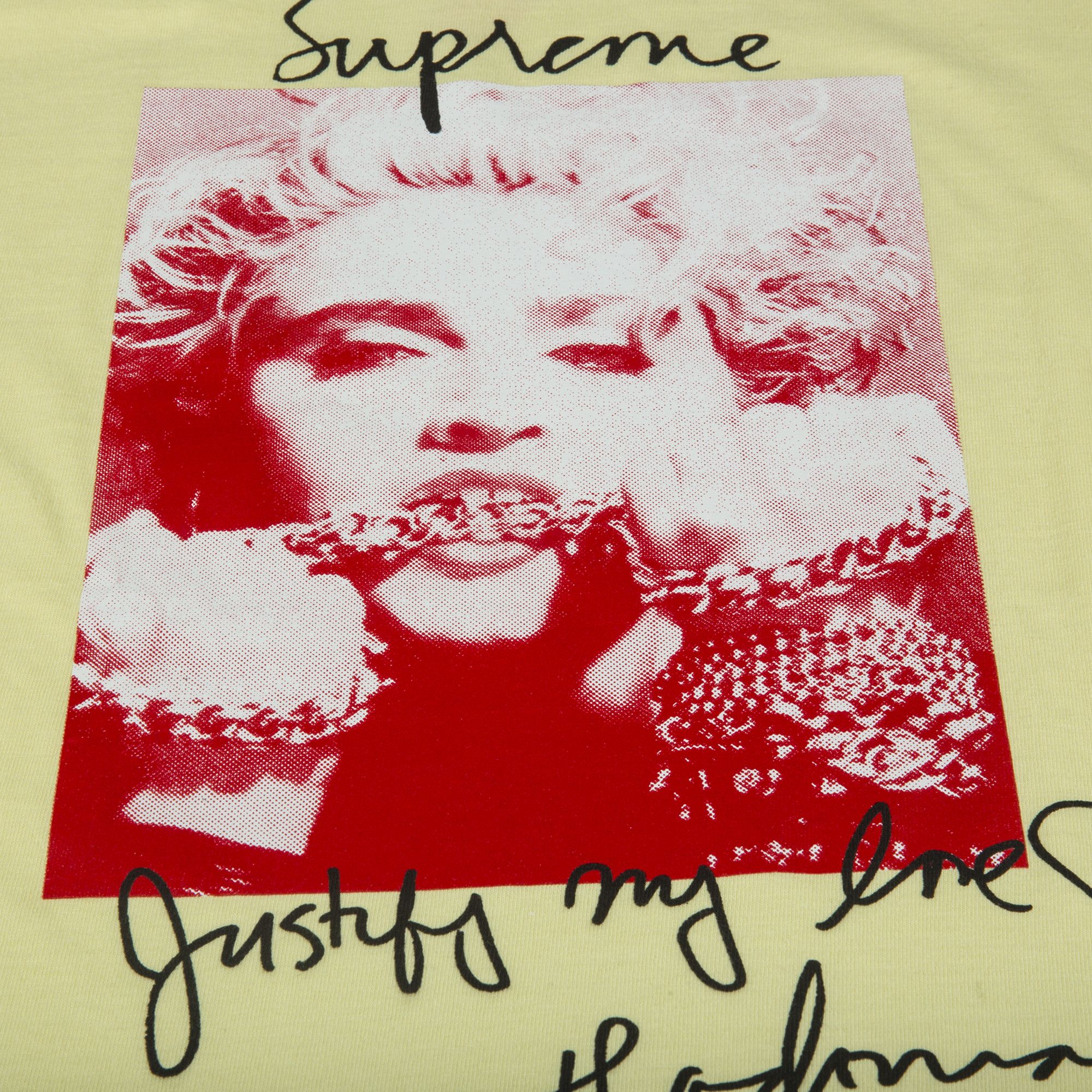 Madonna supreme tee sales