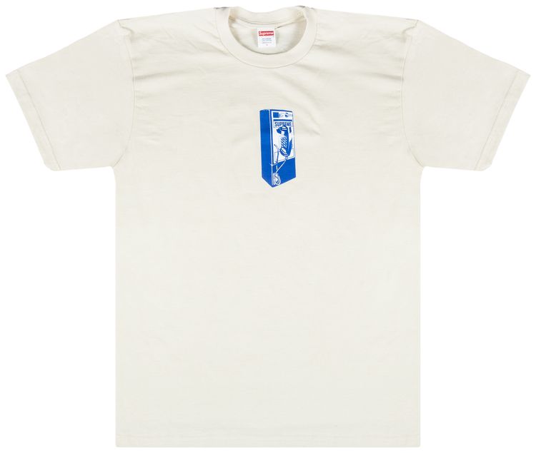 Supreme Payphone T Shirt Natural