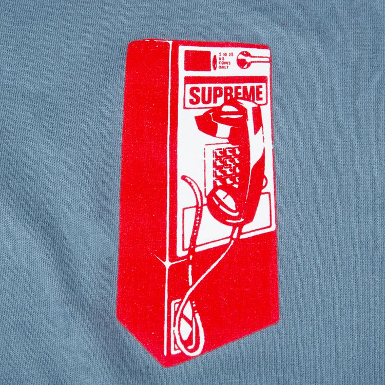 Supreme Payphone T Shirt Slate