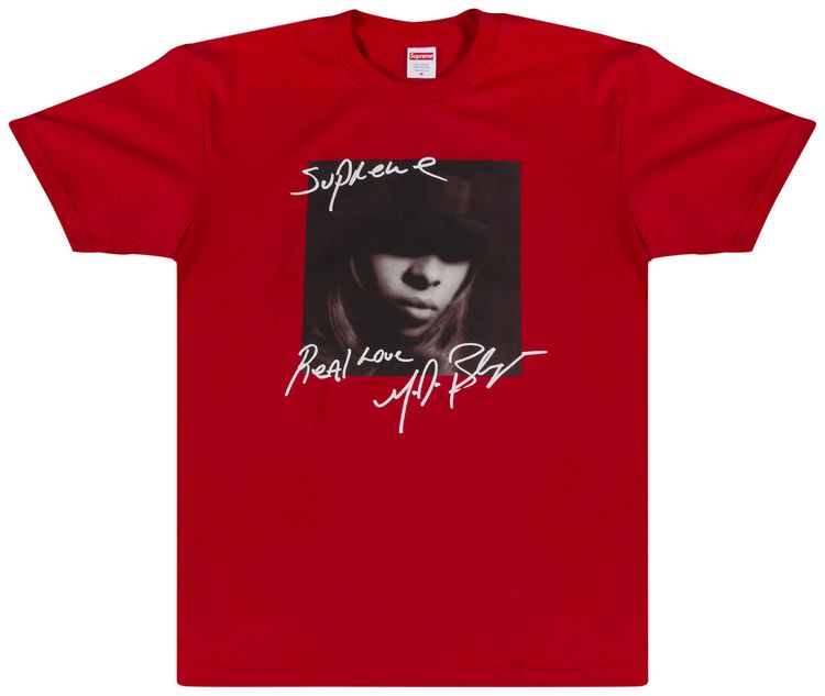 Supreme Mary J Blige T Shirt Red