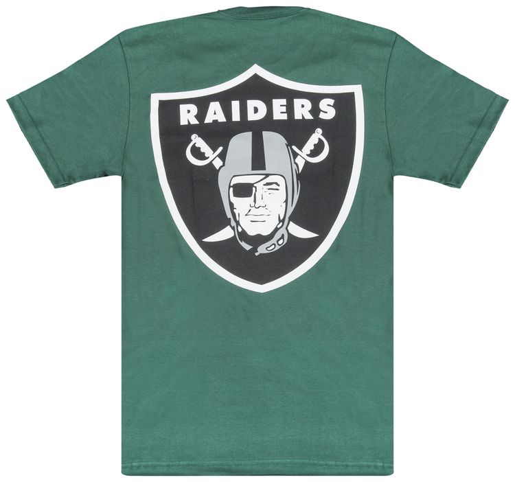 Supreme x NFL Raiders 47 Pocket T Shirt Green